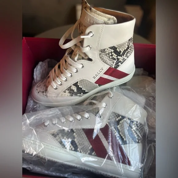 Bally Snakeskin Sneakers - Picture 11 of 11